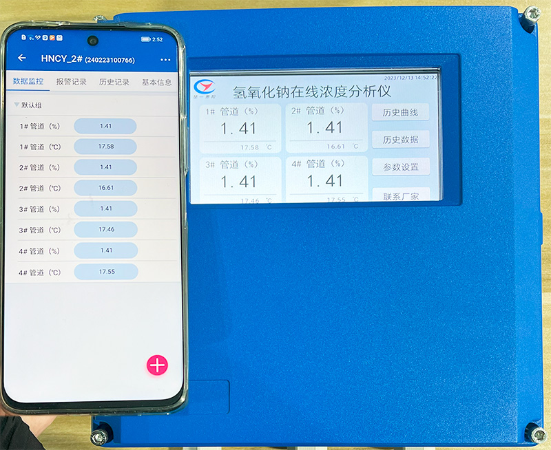 CYR-E电子级在线折光仪支持数据远程监测功能