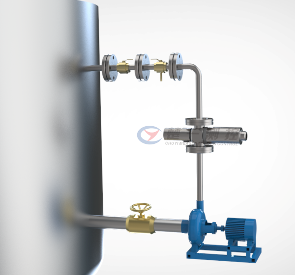 光谱罐壁安装方式