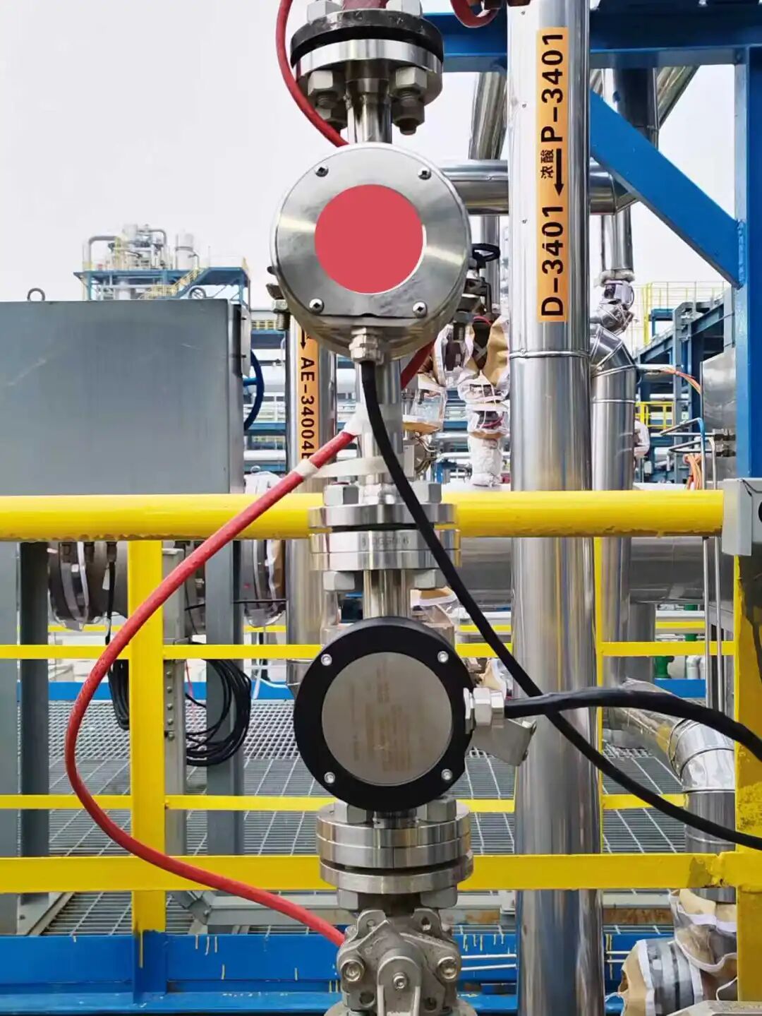 在线折光仪串连对比