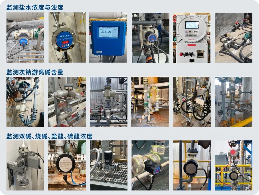 楚一测控在线浓度分析仪产品在氯碱行业应用