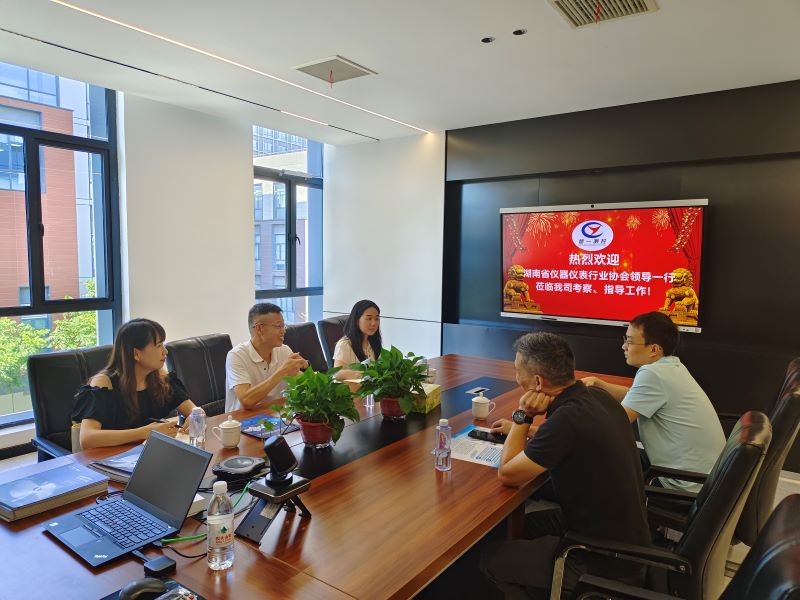 湖南省仪器仪表行业协会赴楚一测控参观交流